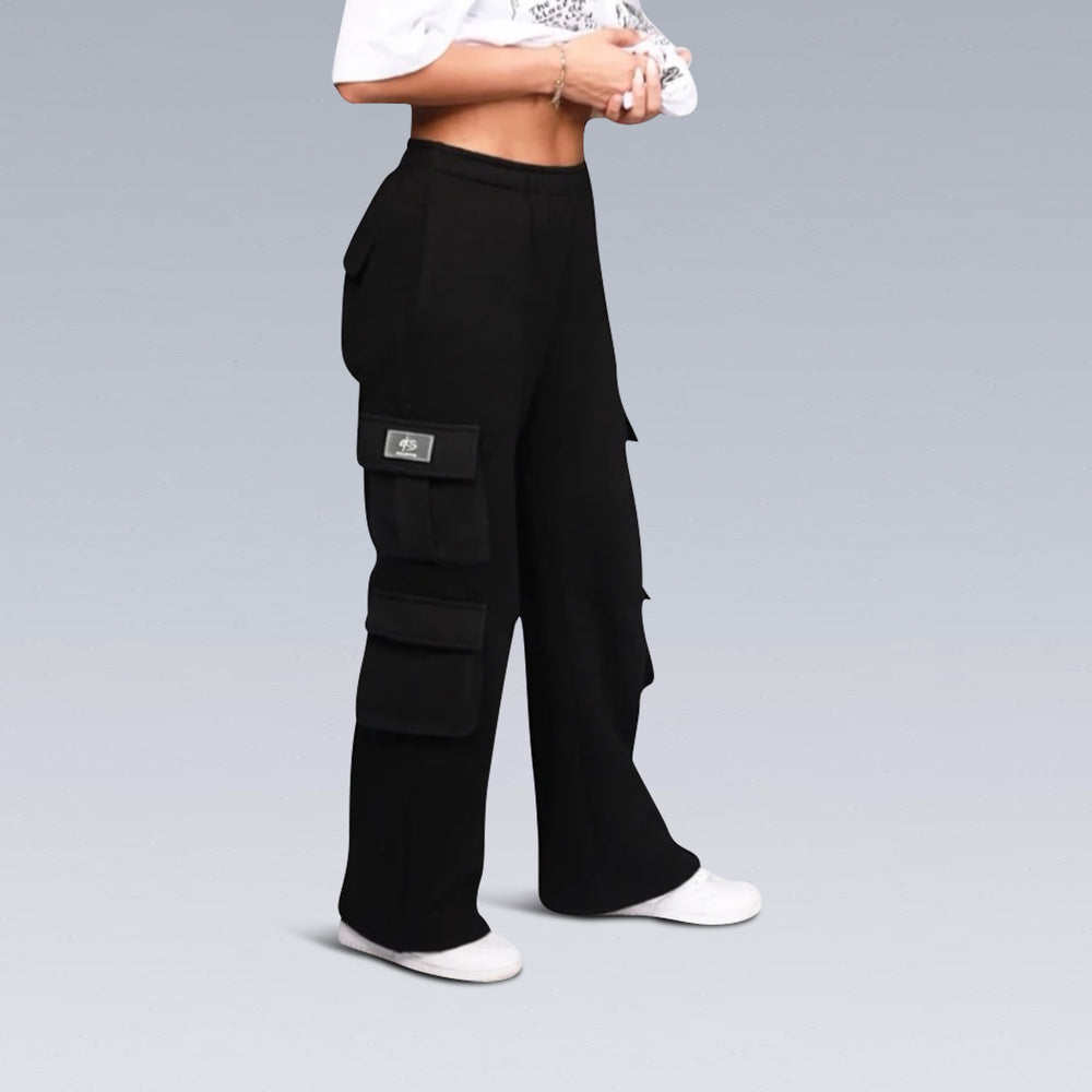 Essential Wide Leg Utility Sweatpants